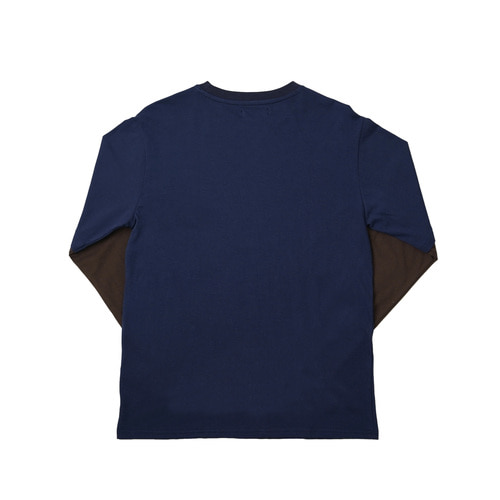 COLORING L/S TEE (NAVY)