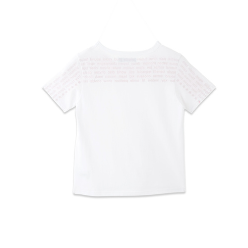 1/2 DICTIONARY TEE (WHITE/RED)